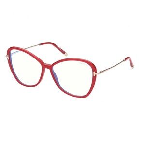 TOM FORD EYEGLASSES FT5769-B 077 Fuxia / Clear Blue Light Block 56mm